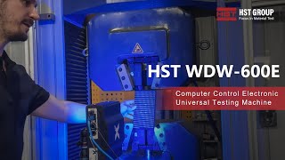 Computer control electronic universal testing machine with Video extensometer for bolt tensile test [upl. by Aicenod]