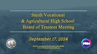 SVAHS Board of Trustees 91724 [upl. by Iznik]