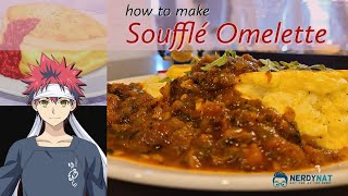 Super Fluffy Souffle Omelette by Yukihira Soma Food Wars Recipes Shokugeki no Soma Anime [upl. by Aneladgam107]