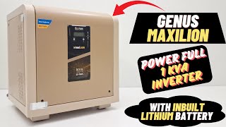 Best Lithium Ion Battery Inverter Review  Genus MaxiLion Full Review and Test  Best Inverter 2024 [upl. by Arde]