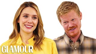 Elizabeth Olsen amp Jesse Plemons Take a Friendship Test  Glamour [upl. by Uela]