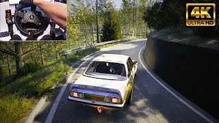 Opel Ascona Rally in Japan  EA WRC Gameplay 4K  Thrustmaster TSPC Racer [upl. by Aitnwahs]