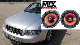 MTX TX265C UNBOXINGINSTAL TEST AUDI A4 B6 [upl. by Heyward]