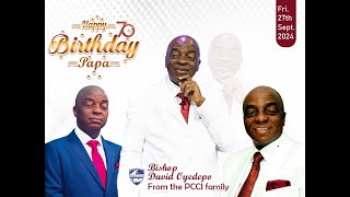 BISHOP DAVID OYEDEPO 70TH BIRTHDAY CELEBRATION  GRANDFINALE  PRAISE NIGHT  DAY 5  27 SEPT 2024 [upl. by Inoue]