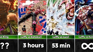 How long to Watch the One Piece 𝗟𝗼𝗻𝗴𝗲𝘀𝘁 𝗙𝗶𝗴𝗵𝘁𝘀 👒🤔 [upl. by Trudey]