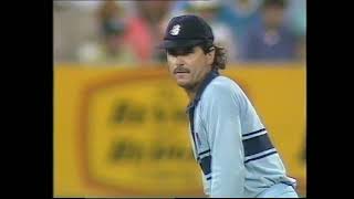 Cricket 1987 World Series Cup 4th match Australia vs England final over [upl. by Vareck]