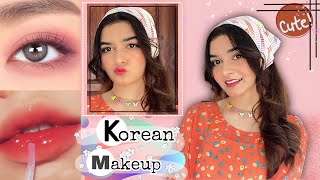 KOREAN MAKEUP Tutorial  Peachy Makeup  Tips amp Tricks [upl. by Rehoptsirhc327]