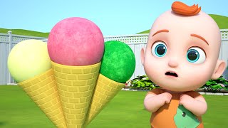 Yummy Rainbow Ice Cream  Ice Cream Song  Boo Kids Song amp Nursery Rhymes [upl. by Aivart647]