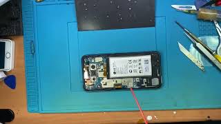 Lg G8 thinq teardown and remove battery [upl. by Loftis278]