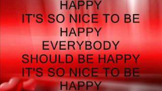 Happy Lyrics VideoMarielle Javier [upl. by Zerat266]