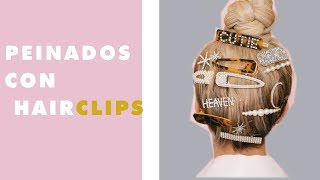 PEINADOS FÁCILES CON HAIRCLIPS PARA LA ESCUELA [upl. by Sugirdor766]