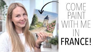 Come Paint With Me In France Trip Info [upl. by Manaker]