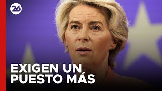 Los socialistas le exigen un puesto más a Von der Leyen en la Eurocámara [upl. by Laius49]