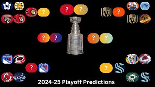 NHL Playoff Predictions Sen’s and Utah make it Preds to go on deep run Leafs out in RD1  more [upl. by Dnomaid]