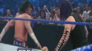 WWE Smackdown 8709 Jeff Hardy vs CM Punk 22 [upl. by Enyahs636]