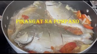 Pinangat na Pompano RecipeHow to cook Pinangat na Pompano sa Kamatis at Tamarind MixTHEROBESTV [upl. by Dowling]