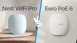 Nest WiFi Pro Vs Eero PoE 6 WiFi Router  Which Covers More [upl. by Pepillo]