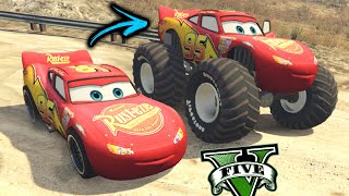 TRANSFORMEI O RELÂMPAGO MCQUEEN EM UM CARRO OFF ROAD  GTA 5 GTA V Oficina [upl. by Aniham719]