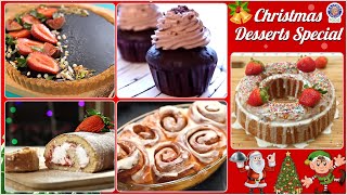 Best Christmas Desserts Recipes  Dessert Ideas For Christmas  Cakes amp Rolls  Rajshri Food [upl. by Ibib]