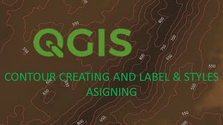 QGIS Tutorial for Beginners How to Create Contours and Style Labels [upl. by Landel]