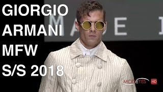 GIORGIO ARMANI  SPRING SUMMER 2018  FASHION SHOW HD [upl. by Sylas]