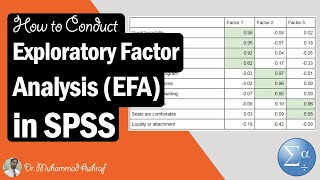 10 How to Conduct Exploratory Factor Analysis EFA in SPSS  SPSS for Beginners [upl. by Recor341]