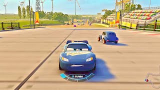 RELAMPAGO MAQUIM AZUL NO JOGO DE CARROS 3  CORRIDA MORTAL [upl. by Nnayllehs]