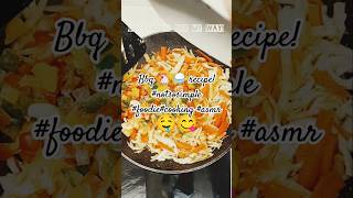 This is how I make BBQ rice  Part one of2 food foodies shorts asmrsounds recipe yummy tasty [upl. by Lyford]