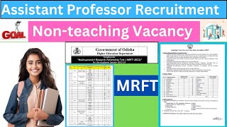 Assistant Professor Recruitment II Eligibility amp Selection II Nonteaching Posts Vacancy II SUNIV [upl. by Nolitta572]