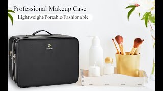 New Extra Large Makeup Case with Adjustable Dividers [upl. by Barboza]