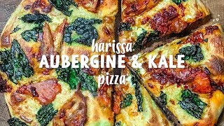 Harissa Aubergine amp Kale Pizza  Wicked Healthy [upl. by Eldred]