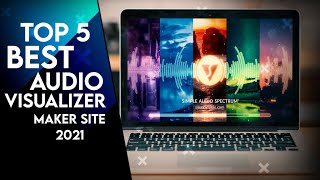 TOP 5 Best Free Audio Visualizer Maker Site For PC And Mobile 2023  No watermark [upl. by Gnous]