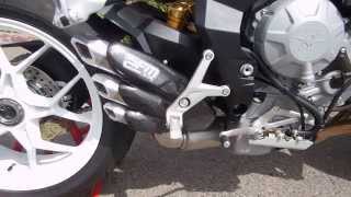 FM Projects MV Agusta Brutale 800 Exhaust [upl. by Marabel41]