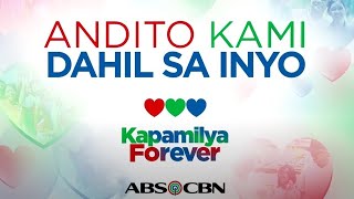 ABSCBN  ANDITO KAMI DAHIL SA INYO [upl. by Alveta972]