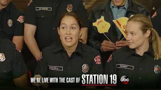 🔥Station 19🔥  quotInterviewson Firequot [upl. by Bailie347]