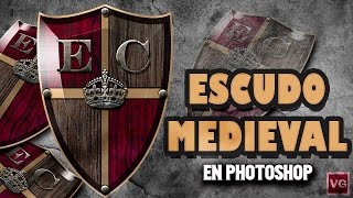 Escudo estilo Medieval en Photoshop CC photoshop [upl. by Millur]