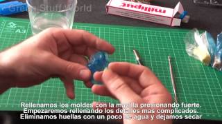 Moldes de 1 cara con Blue Stuff [upl. by Ahsaet]