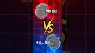 Spur Gear vs Helical Gear mechanical gears [upl. by Oirasor940]