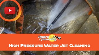 High Pressure Water Jet Cleaning  Pipe Cleaning  Hydro Cleansing [upl. by Lilith793]