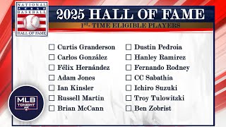 Discussing Hall of Fame ballot firsttimers  MLB Tonight [upl. by Enelyak689]