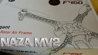 Unboxing Naza F450  Multirotor V2 Autopilot  Landing gear [upl. by Emarie]