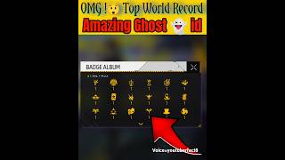 OMG 😲 WORLD RECORD GHOST IDS IN FREE FIRE😱shorts shortvideo youtubeshorts freefire ghostid [upl. by Akitnahs295]