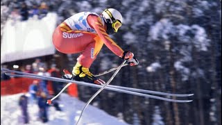 Maria Walliser downhill gold WCS Vail 1989 [upl. by Einnaffit]