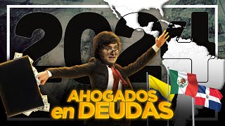 Los 10 países MÁS ENDEUDADOS de América Latina en 2024 [upl. by Eerej]