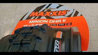 Maxxis Minion DHR II 29x240 wt 3c Maxx Grip DD Tubeless Ready TB00087500 [upl. by Handel932]