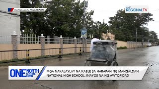 One North Central Luzon Mga nakalaylay na kable sa harapan ng MNHS inayos na [upl. by Grega]