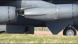 B52  Start Up  2x Departure  RAF Fairford  090222 [upl. by Moran]