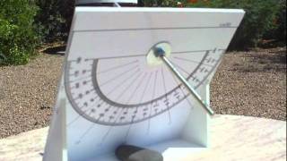 Demonstration of An Equatorial Sundial [upl. by Rehsa]