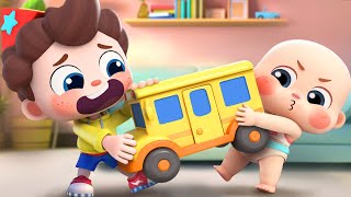 Play with Toys Gently  Sharing is Caring  Good Habits  Nursery Rhymes amp Kids Songs  BabyBus [upl. by Bihas]