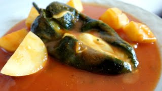 CHILES RELLENOS sin capear ¡La mejor RECETA sin tanta grasa [upl. by Aicil820]